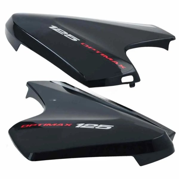 Side Panel/Side Cowl Set for Honda CB Shine Black(red Sticker