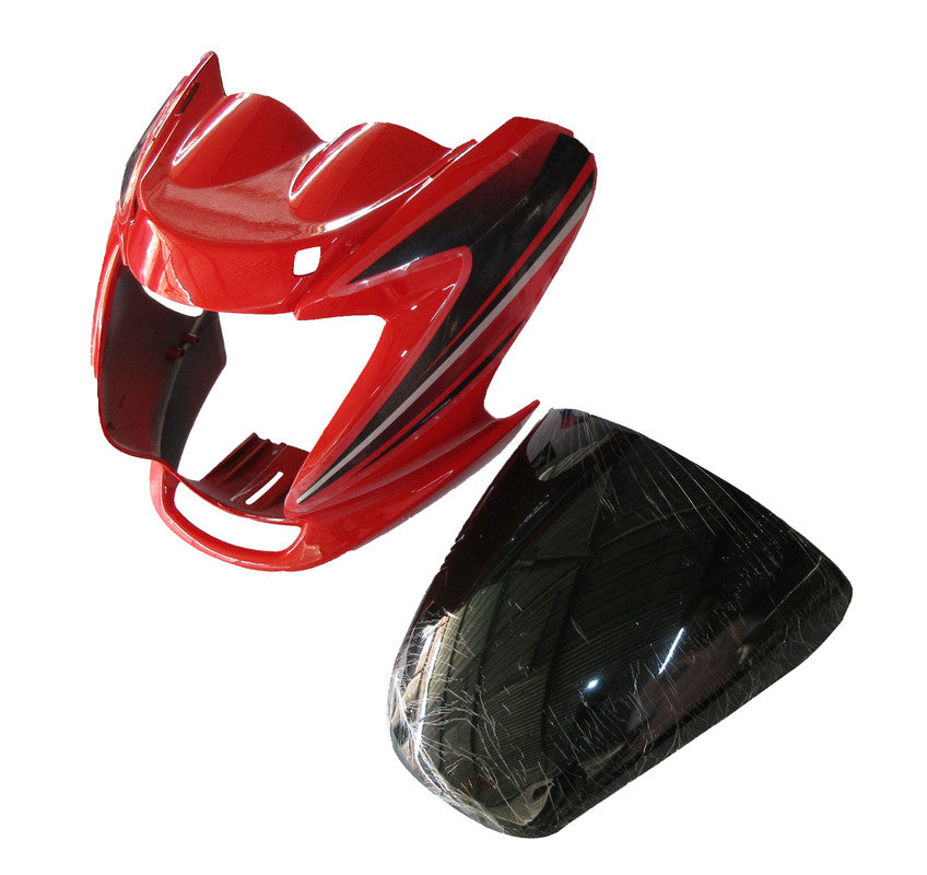 Headlight Visor Fit For Hero Passion Pro Sports Red Bike Spares