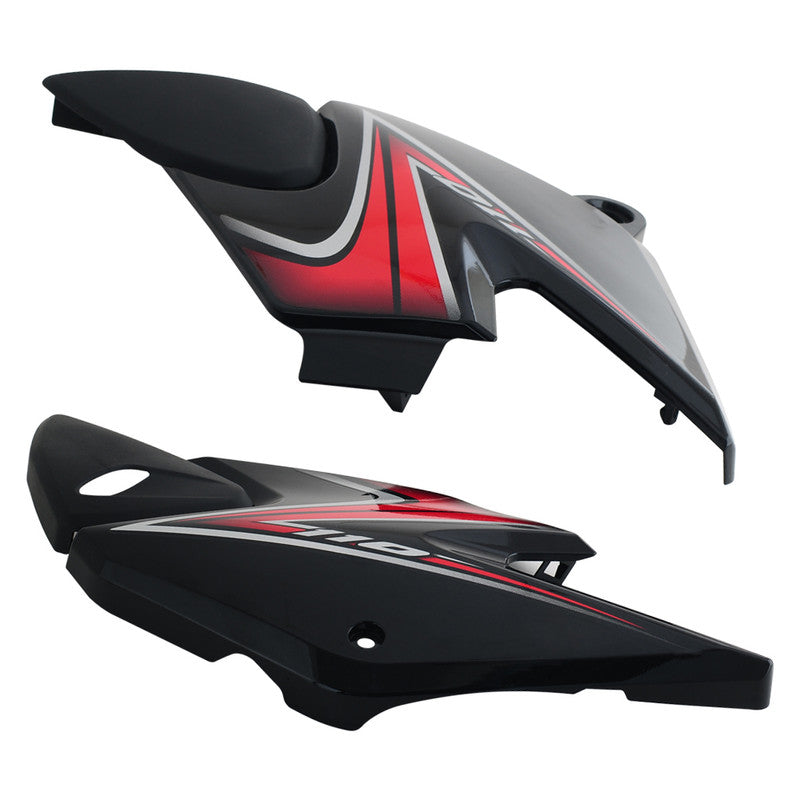 Side Panel Side Cowl Set Fit For Honda Dream Yuga Black – Bike