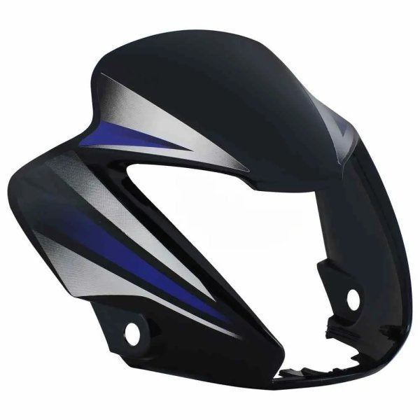 Headlight Visor for Hero Splendor NXG Black (blue Sticker) – Bike Spares