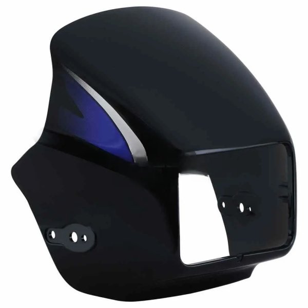 Headlight Visor for Hero Splendor Plus New Model (new Graphics), Black ...