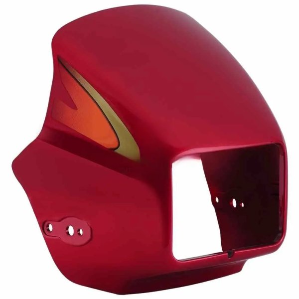Headlight Visor for Hero Splendor Plus New Model (new Graphics), Red ...