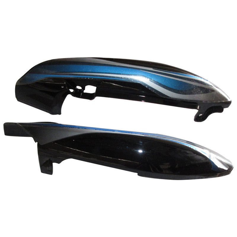 Tail Panel Rear Cowl Set Fit For Bajaj Discover 100Cc Black