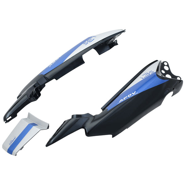 Tail Panel / Rear Cowl Set for Hero Splendor I-smart Bike, Black and ...